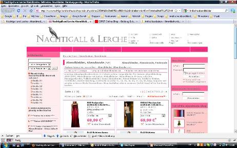 Nachtigall und Lerche online shop Abbildung